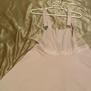 Pink overall skirt